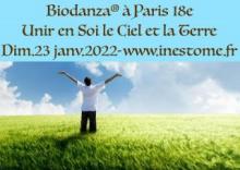 Biodanza® Ateliers du dimanche - 23 janvier 2022 : Unir en Soi le Ciel et la Terre -