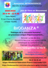 Biodanza à Tours avec Marie-Agnès le Mercredi à 20h40 Salle Béjart (9 rue Charles Boutard)