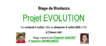 Projet Evolution - 4 au 6 juillet 2025 à CLISSON (44)