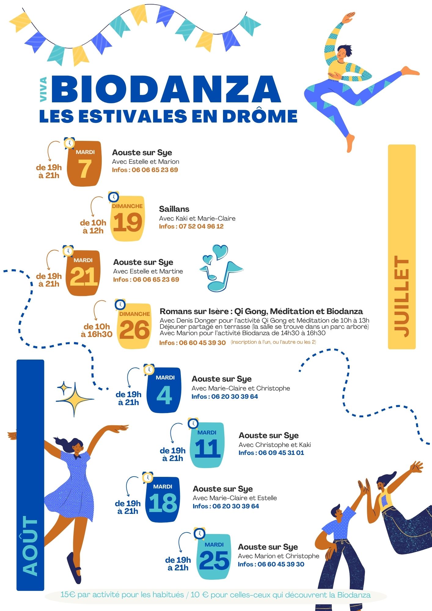 Les Estivales de Viva Biodanza en Drôme
