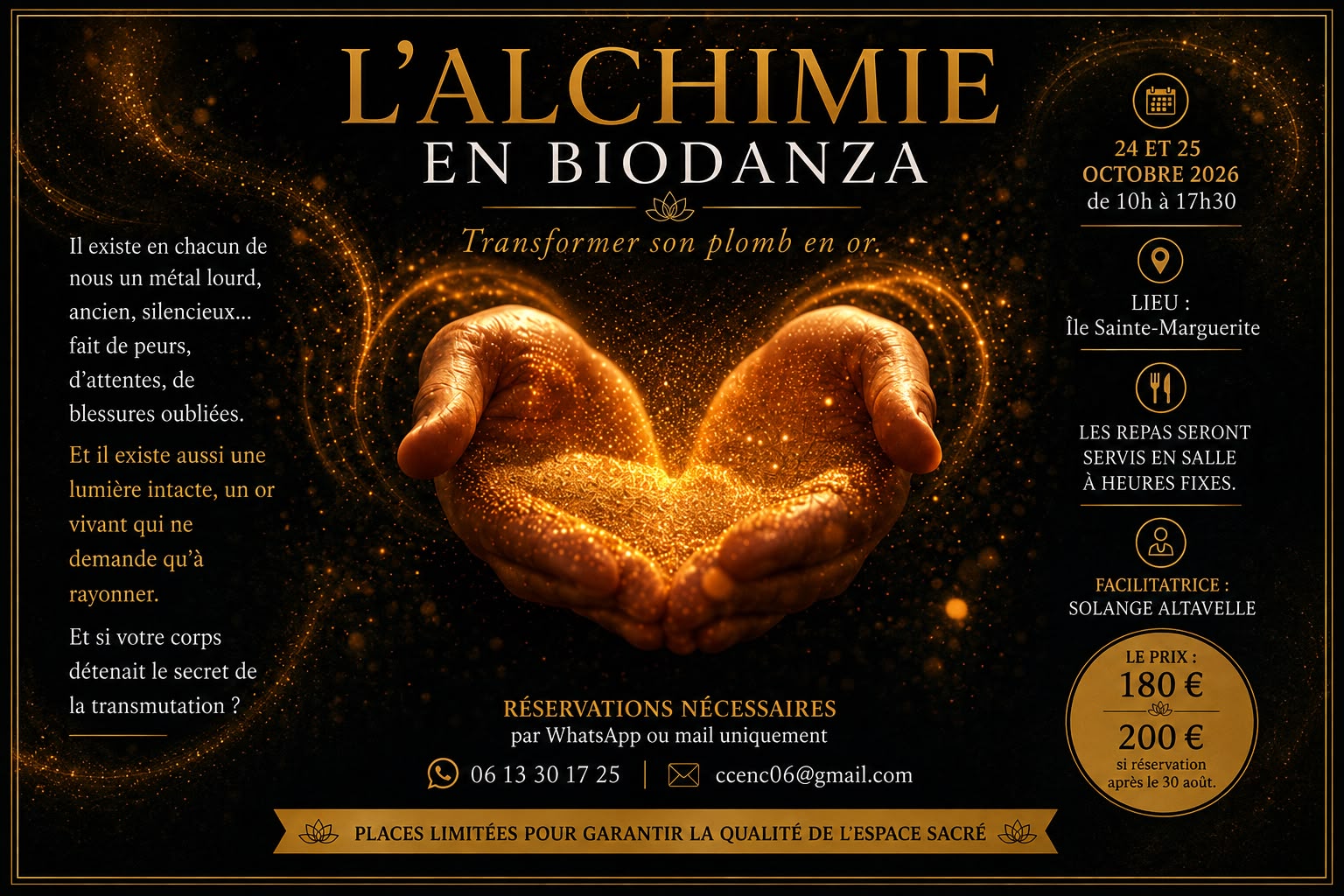 Stage “Transformer son Plomb en Or”