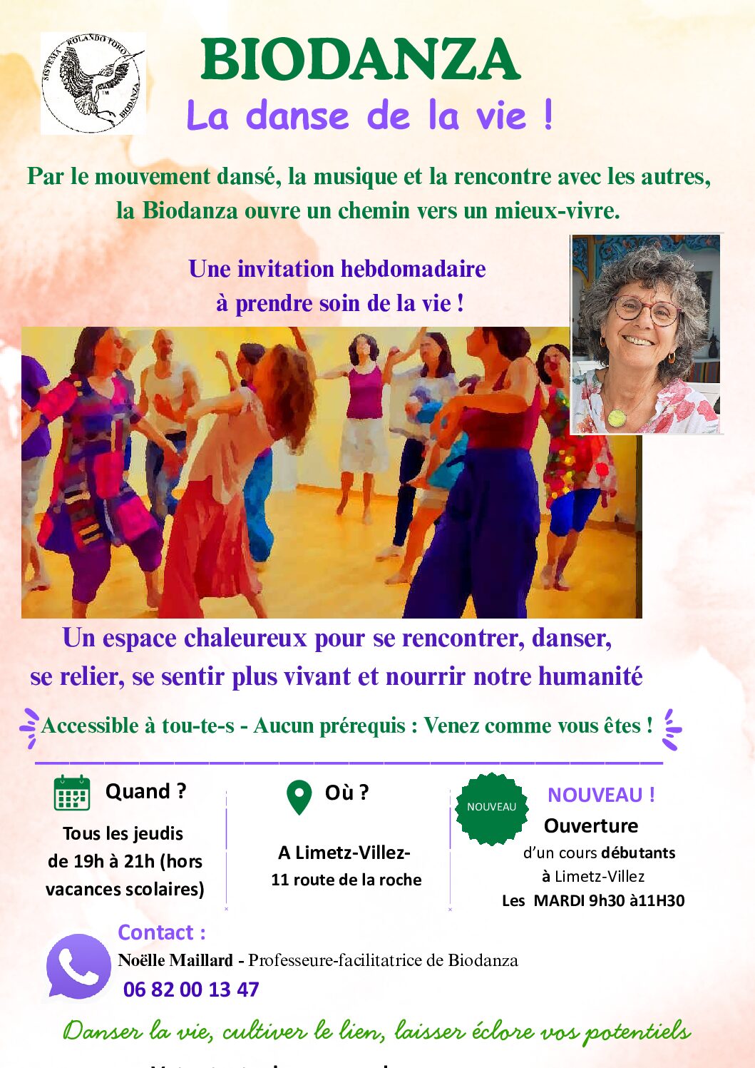 Cours hebdomadaires pour ADULTES à Limetz-Villez-78270-11 route de la roche (proche de Bonnières/seine) : les JEUDIS de 19h à 21h et les MARDIS de 9H30 à 11h30 (adultes débutants)